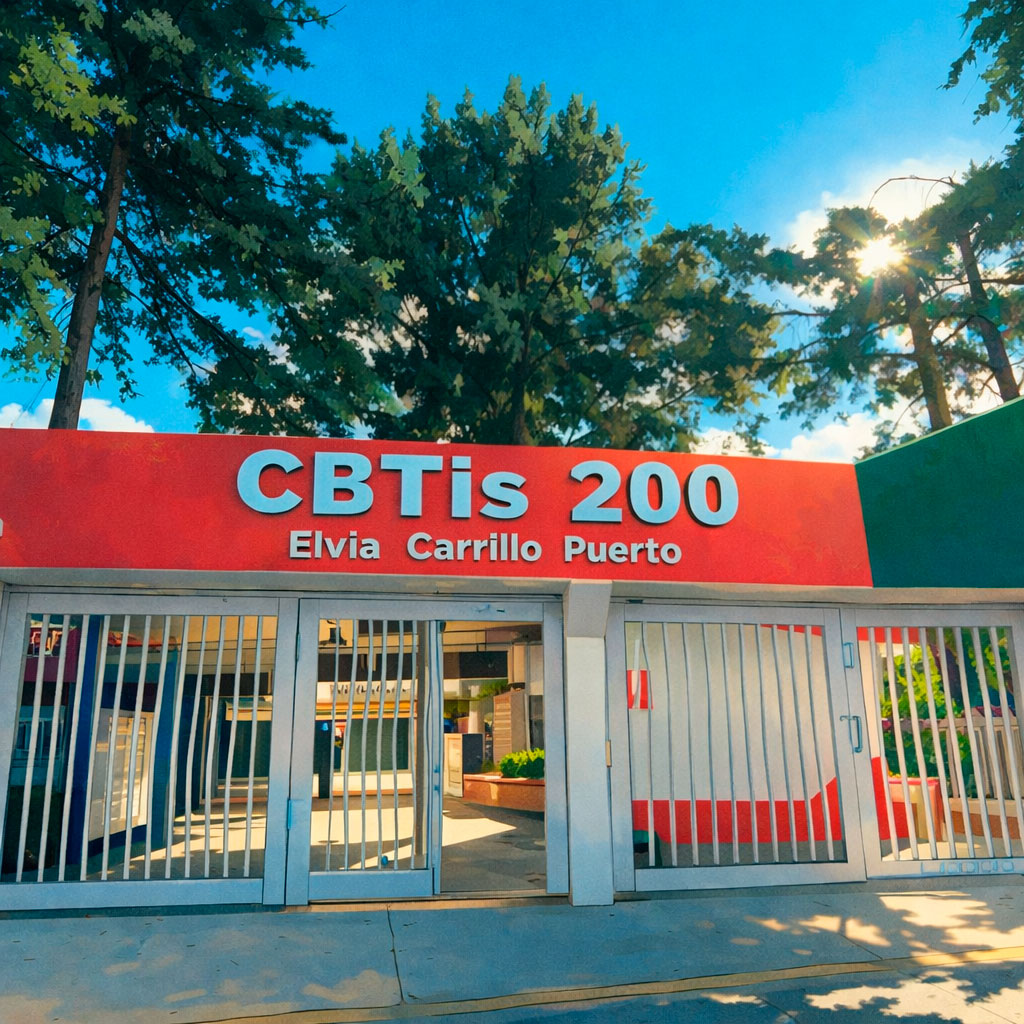 CBTIS 200 - Entrada del Plantel